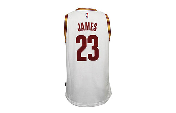 Спортивная футболка nba jersey cleveland james cleveland cavalier swingman Adidas, белый — фото 2