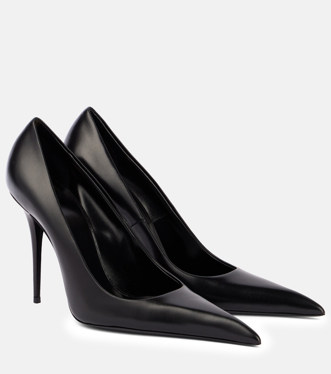 Элизе 105 кожаные лодочки Saint Laurent, нуар