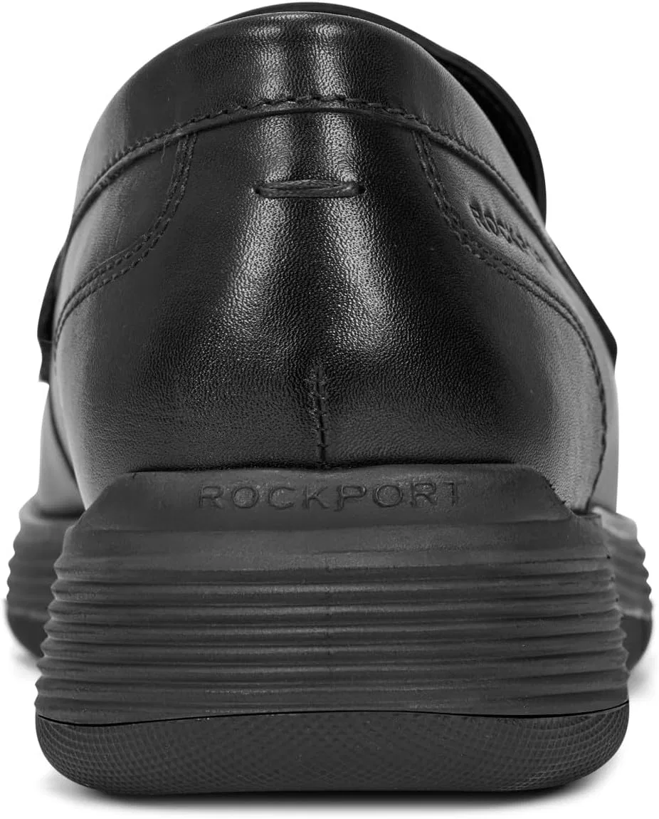 Мужские лоферы Rockport Liam Penny, Black Leather — фото 2