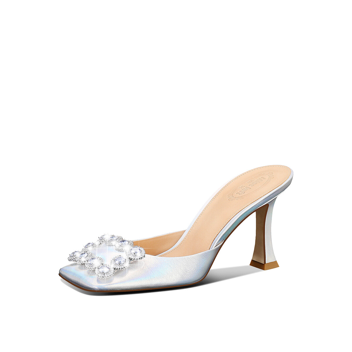 

Slide Women's White, мюли женские Miss Left
