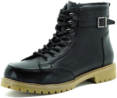 

Мужские повседневные кожаные ботильоны DALGALA большого размера, черные, на шнуровке, удобные для ходьбы