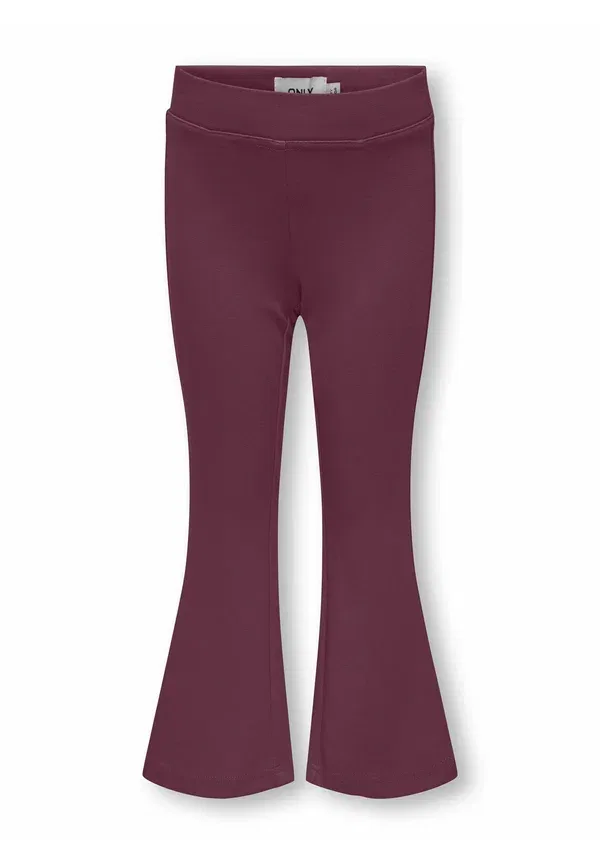 Леггинсы-брюки Kmgpaige Jersey Flared Fit Pants Leggings Trousers Only Mini, цвет бордовое вино