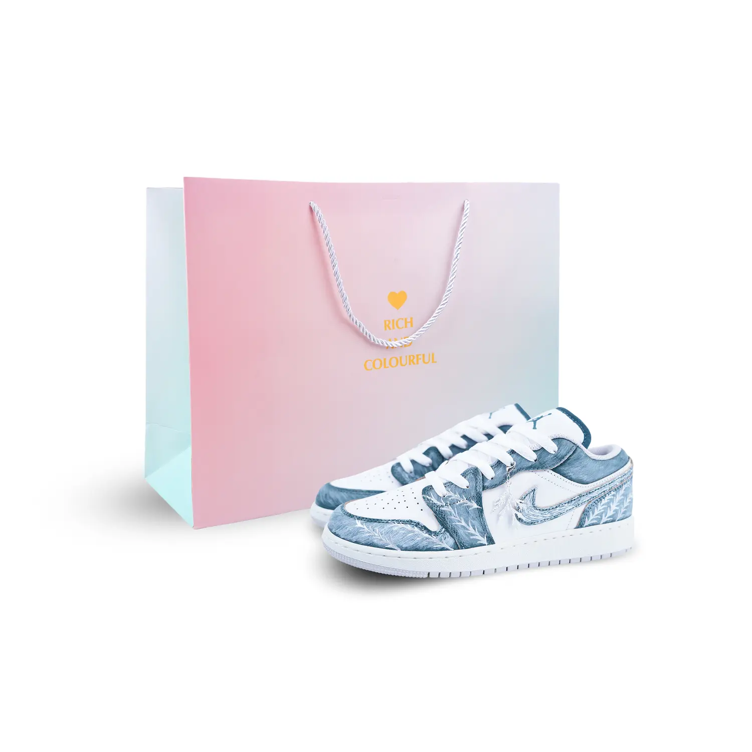 

Баскетбольные кроссовки Air 1 Low SE Low Top для детей и подростков Jordan, белый/зеленый