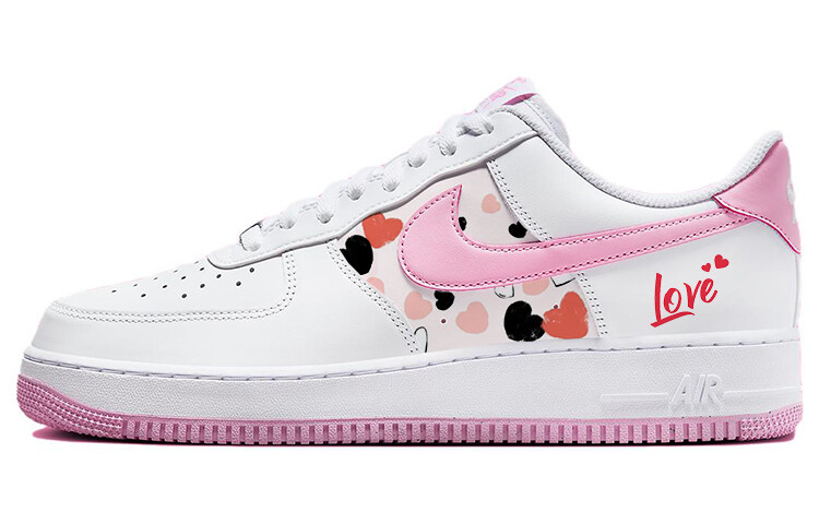 

Кроссовки Nike Air Force 1 Skateboarding Shoes Men Low-top Pink/white, розовый