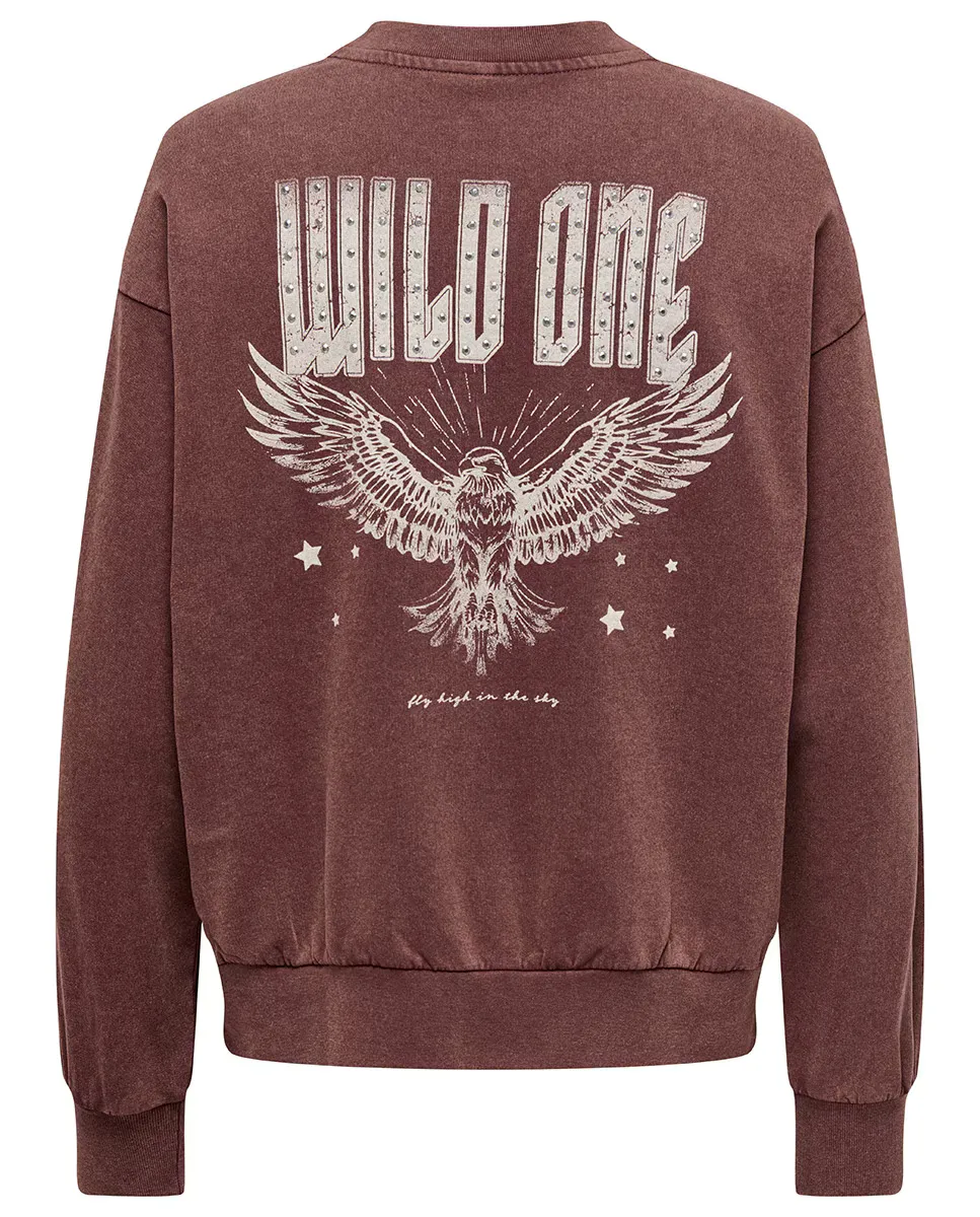 

Женская толстовка с длинными рукавами Only, красный