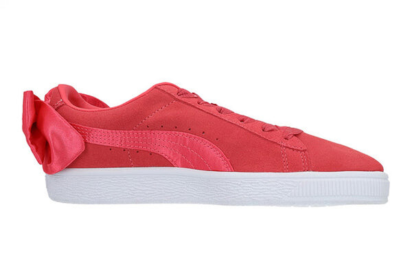 Кроссовки suede bow 'red white' Puma, красный — фото 2