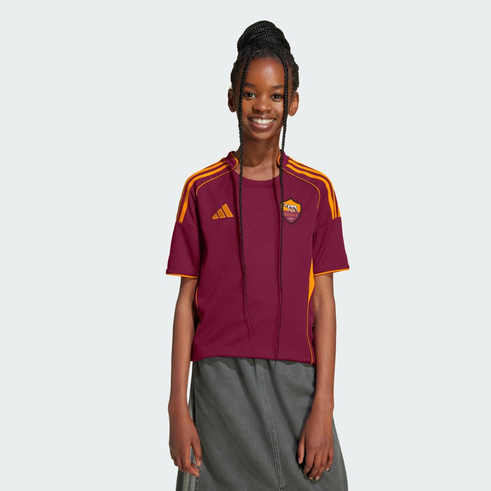 

Джерси Adidas AS Roma 25/26 Home Jersey, цвет Legacy Burgundy/Crew Orange
