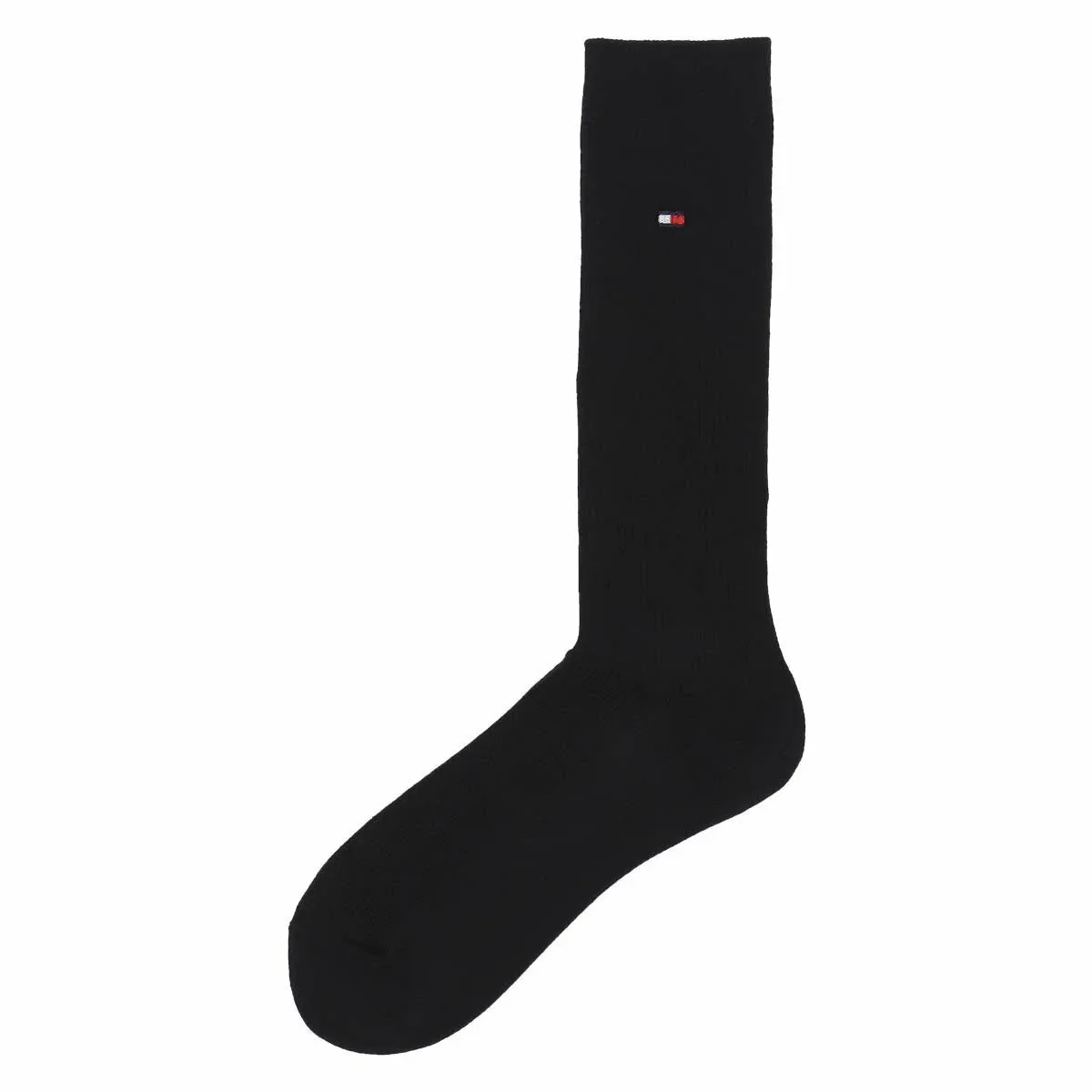 Школьные носки [длина 28 см] с вышивкой в одну точку. Tommy Hilfiger, 98. Black — фото 2