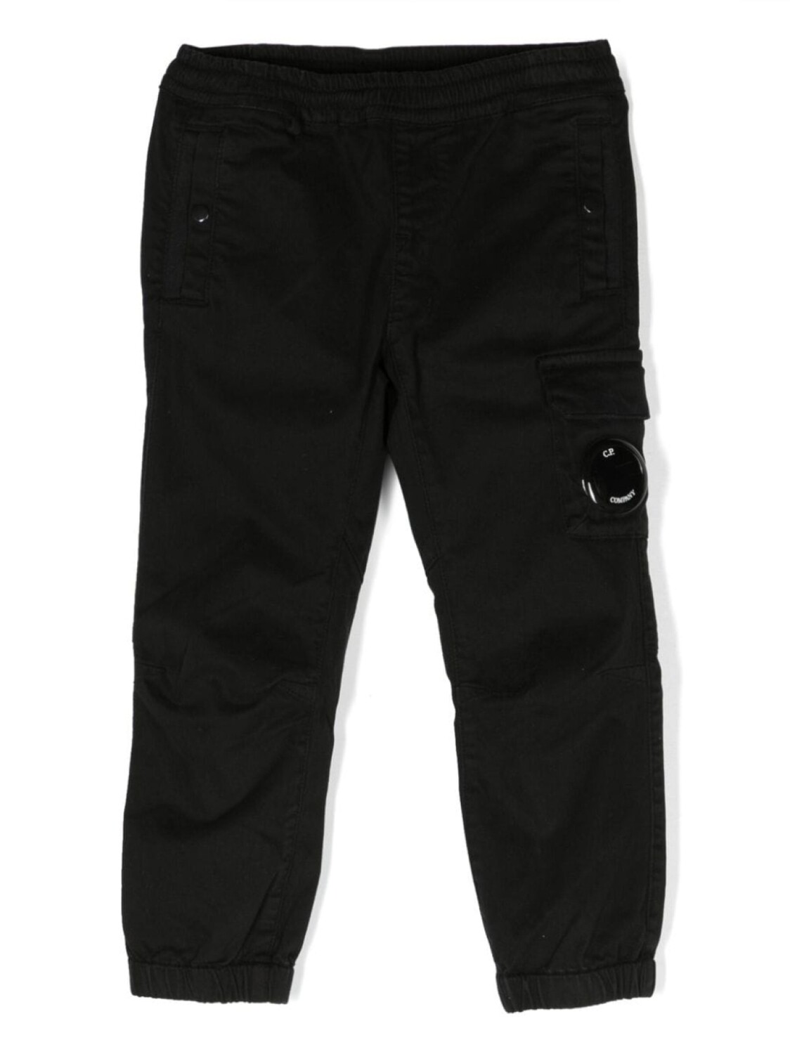 

C.P. Company Kids спортивные брюки с логотипом, черный