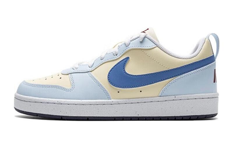 

Детские кроссовки для скейтбординга Nike Court Borough Kids, синий и желтый