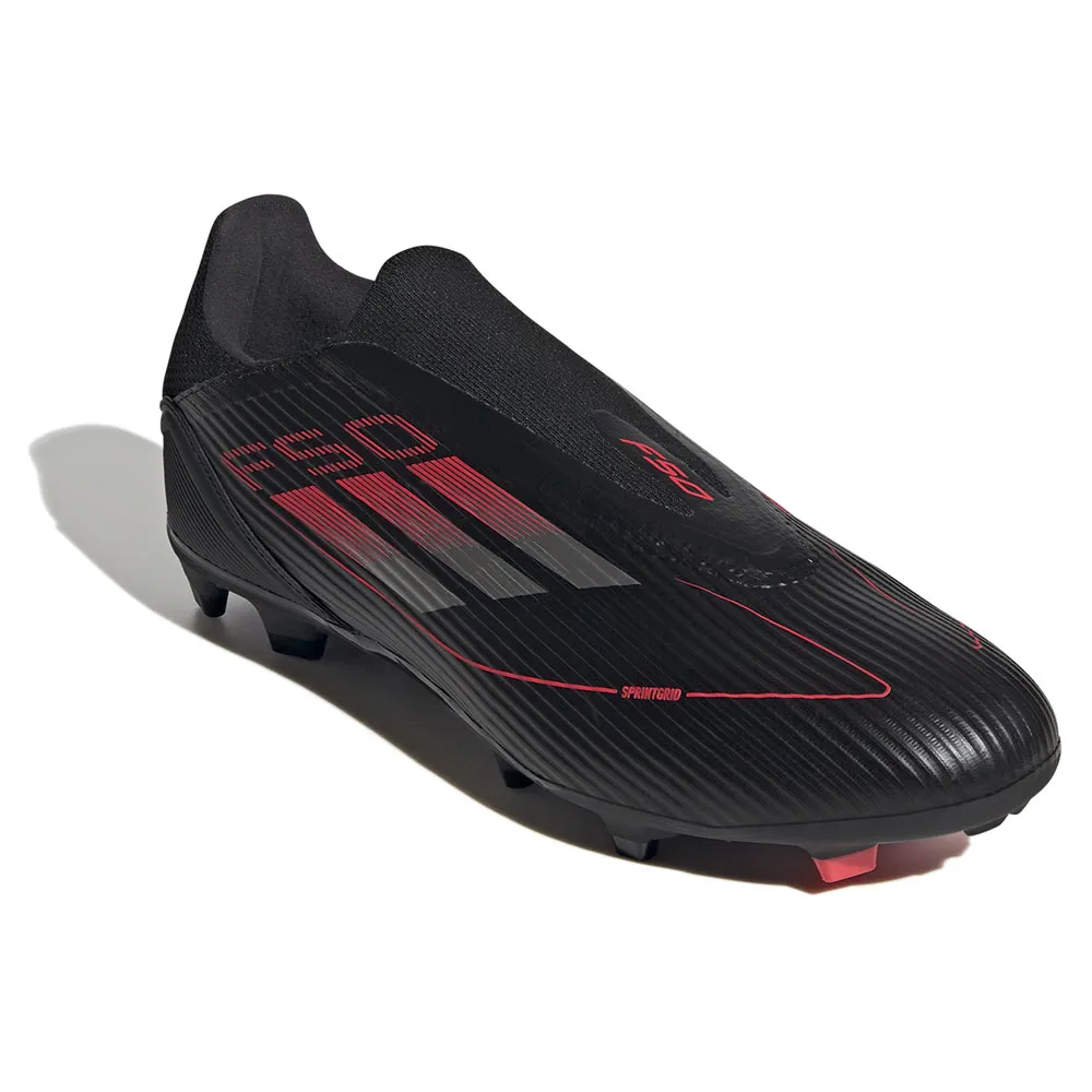 Футбольные бутсы adidas F50 League Laceless FG/MG, черный — фото 4