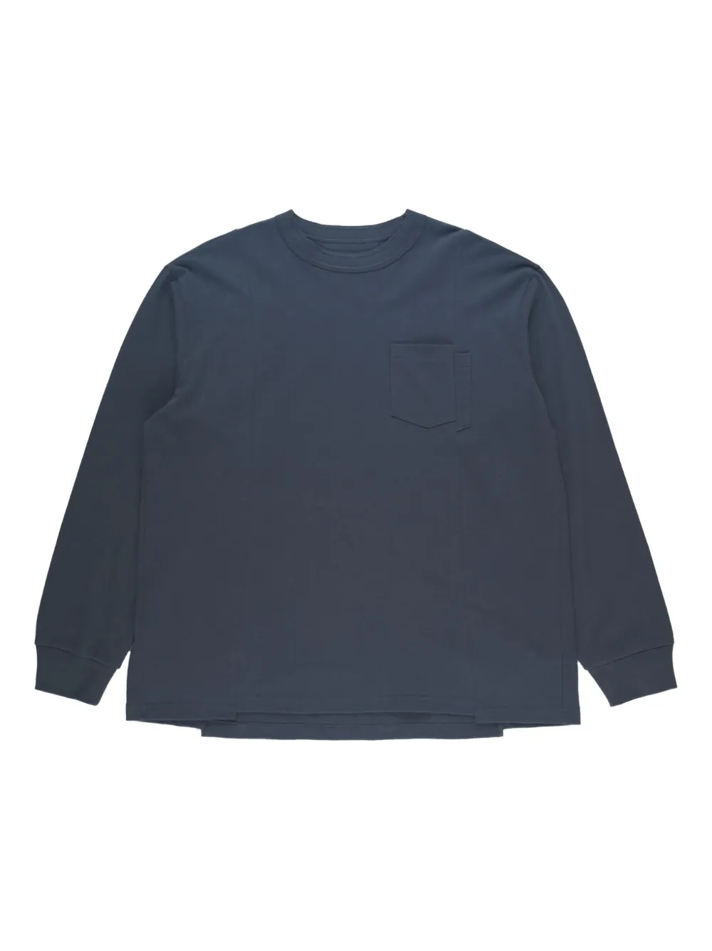 

Футболка с карманами вставками SACAI, синий