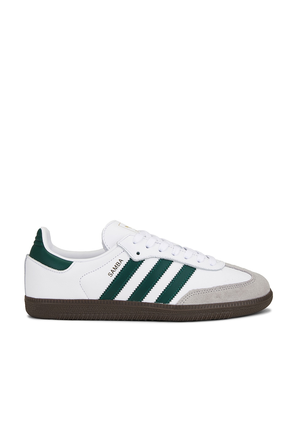 

Кроссовки Samba Og Adidas Originals, White, Collegiate Green, & Clear Granite