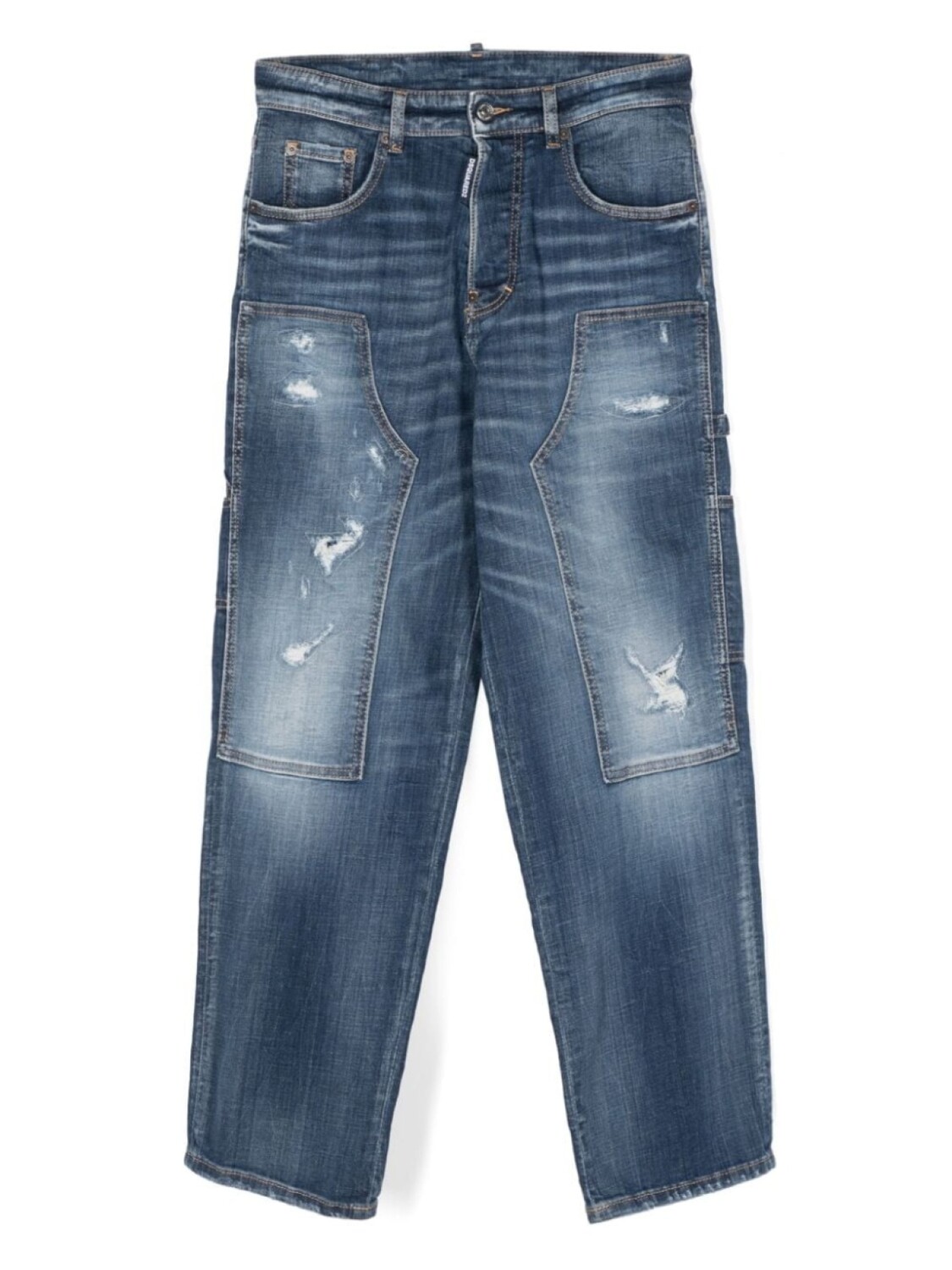

Dsquared2 Kids джинсы DSQUARED2 KIDS с потертостями, синий