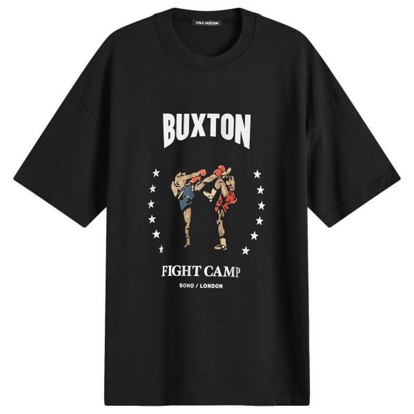

Футболка с надписью «Бойцовский лагерь» Cole Buxton, черный