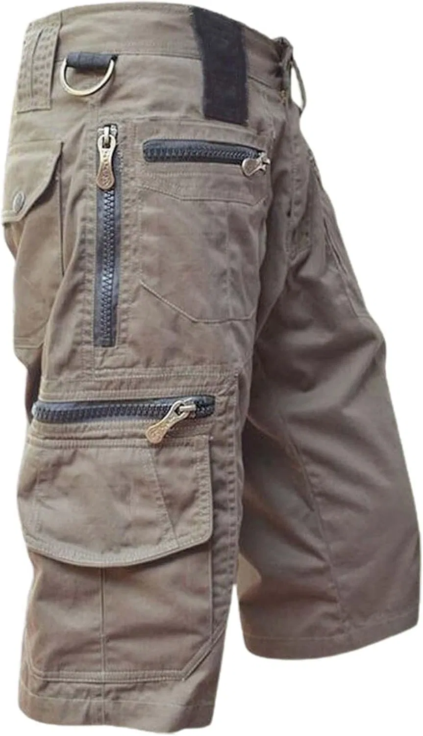 Капри мужские тактические, cargo, Generic, коричневые, Brown #2