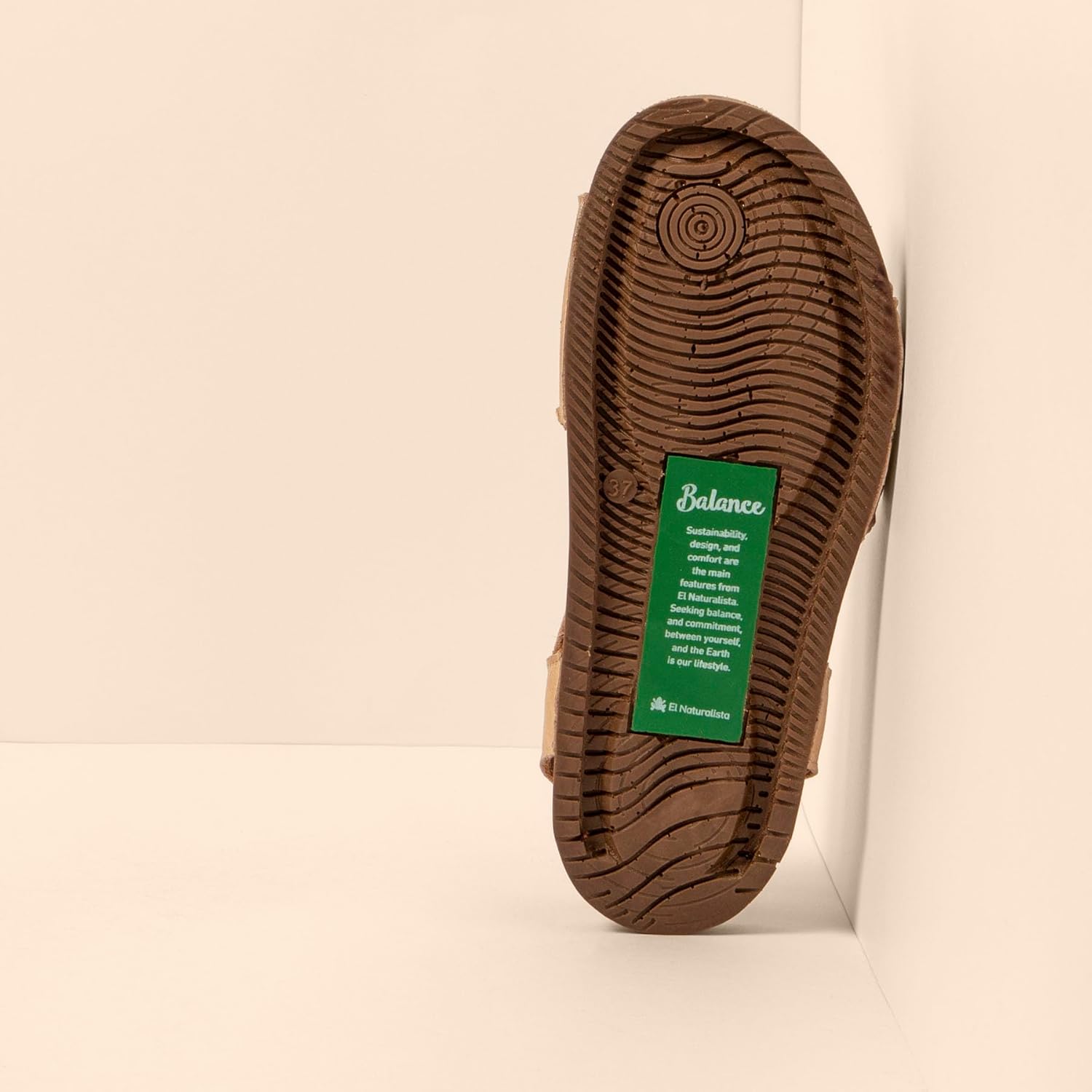 Унисекс сандалии El Naturalista N5799 Balance Flat, Cream — фото 3