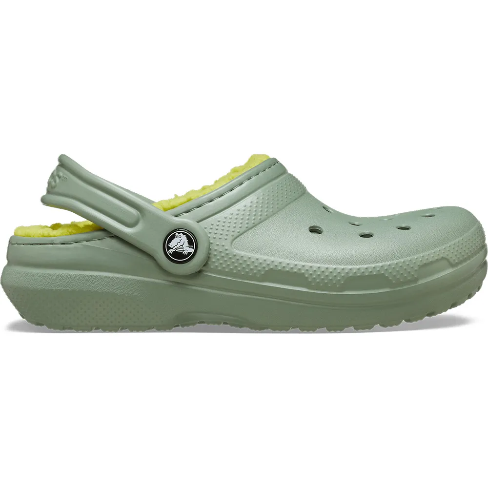 Классические сабо Crocs с подкладкой K, зеленый — фото 3