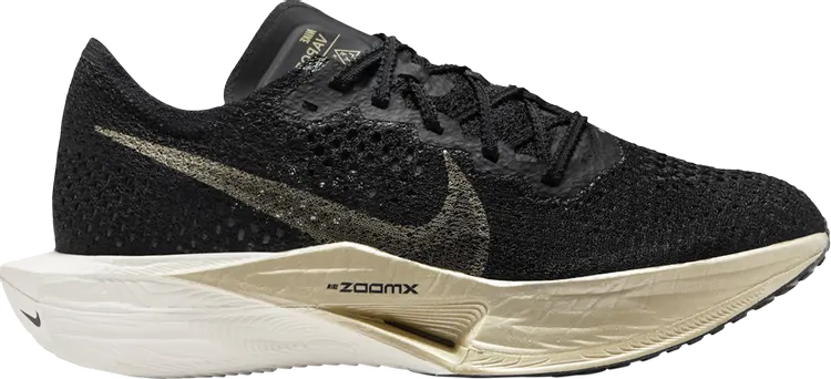 

Кроссовки Wmns ZoomX VaporFly Next% 3 'Black Metallic Gold Grain', черный