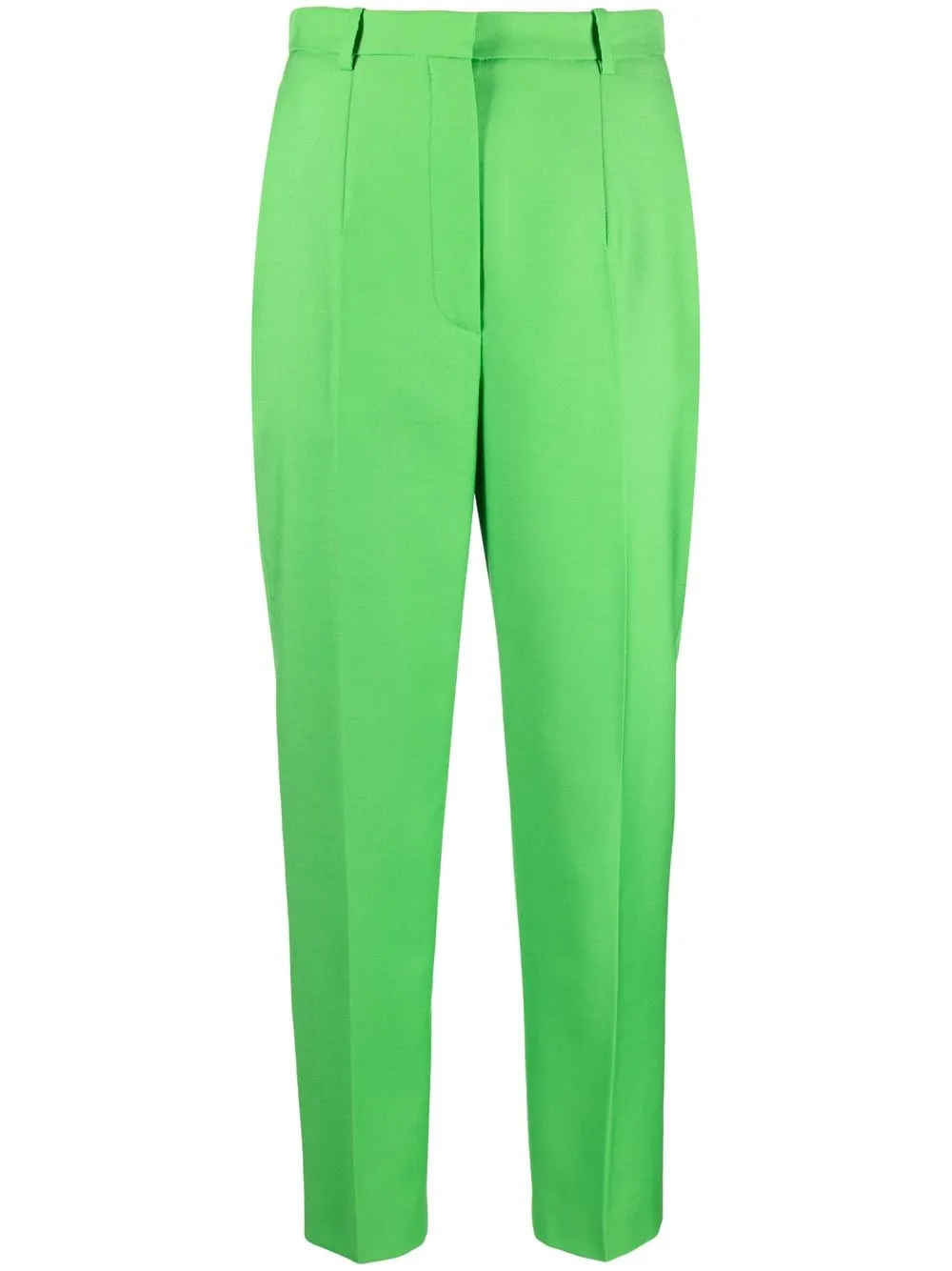 

Укороченные брюки с завышенной талией Alexander McQueen, зеленый