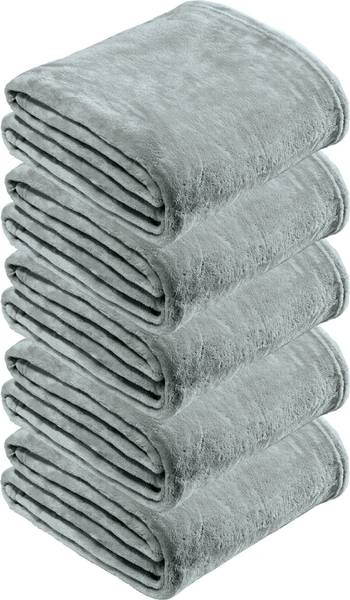 

Флисовое одеяло REDBEST 5er-Pack 204847, 150x1x200 см, светло-серый