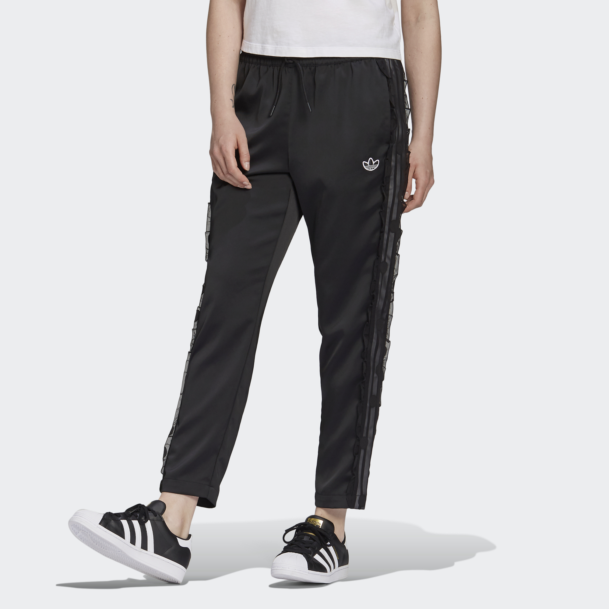 

Adidas Originals Женские трикотажные спортивные штаны, цвет Black