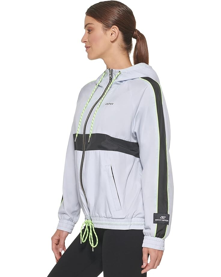 

Ветровка DKNY Color-Block Windbreaker, цвет Halogen
