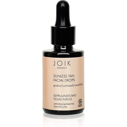 Капли для лица Sunless Tan Vegan Ladies 30 мл Коричневый Joik — фото 2