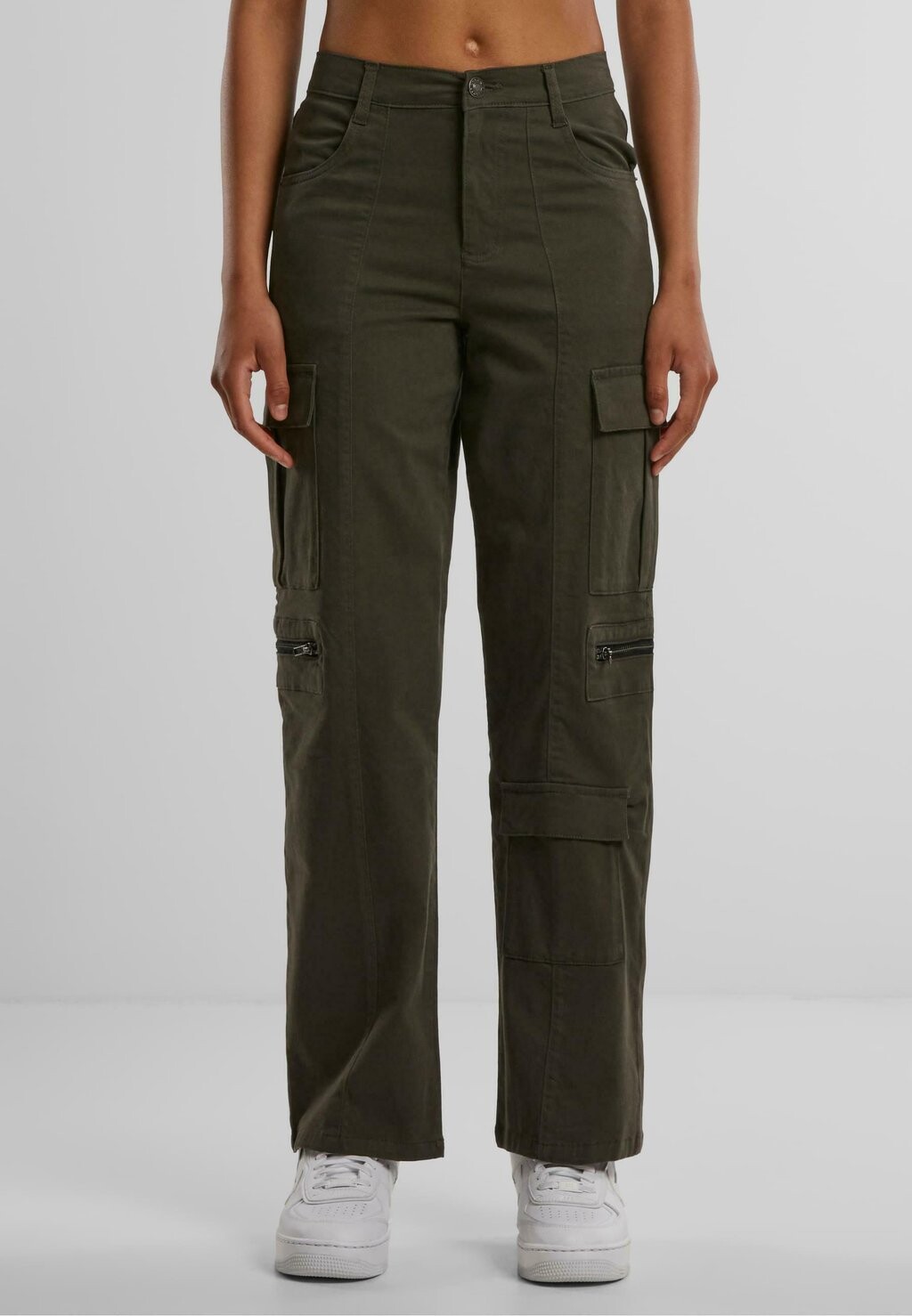 

Брюки карго UTILITY STRETCH TWILL Urban Classics, оливковый