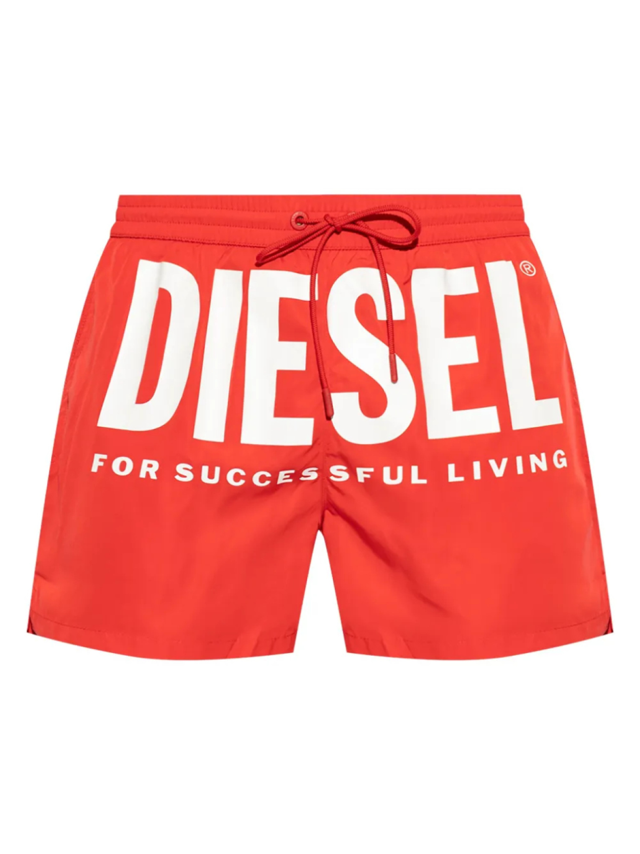 

Шорты для плавания с логотипом Diesel, красный