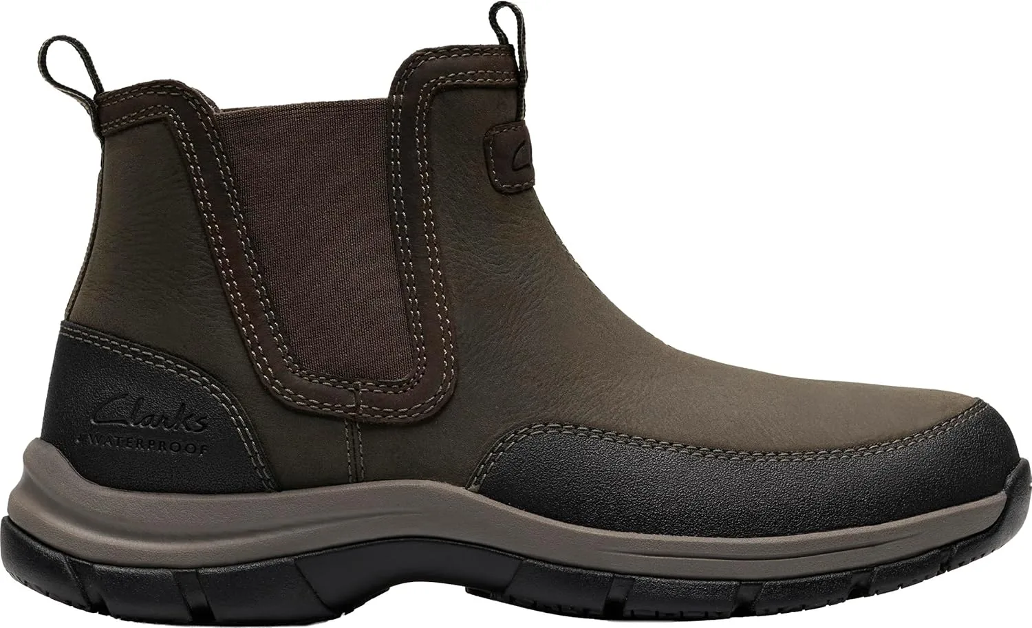 Ботинки челси Clarks Walpath Easy, серо-коричневый — фото 4