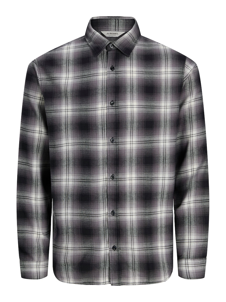 

Рубашка на пуговицах Comfort fit JJ Rebel JREBJETT, антрацит/светло-серый/темно-серый