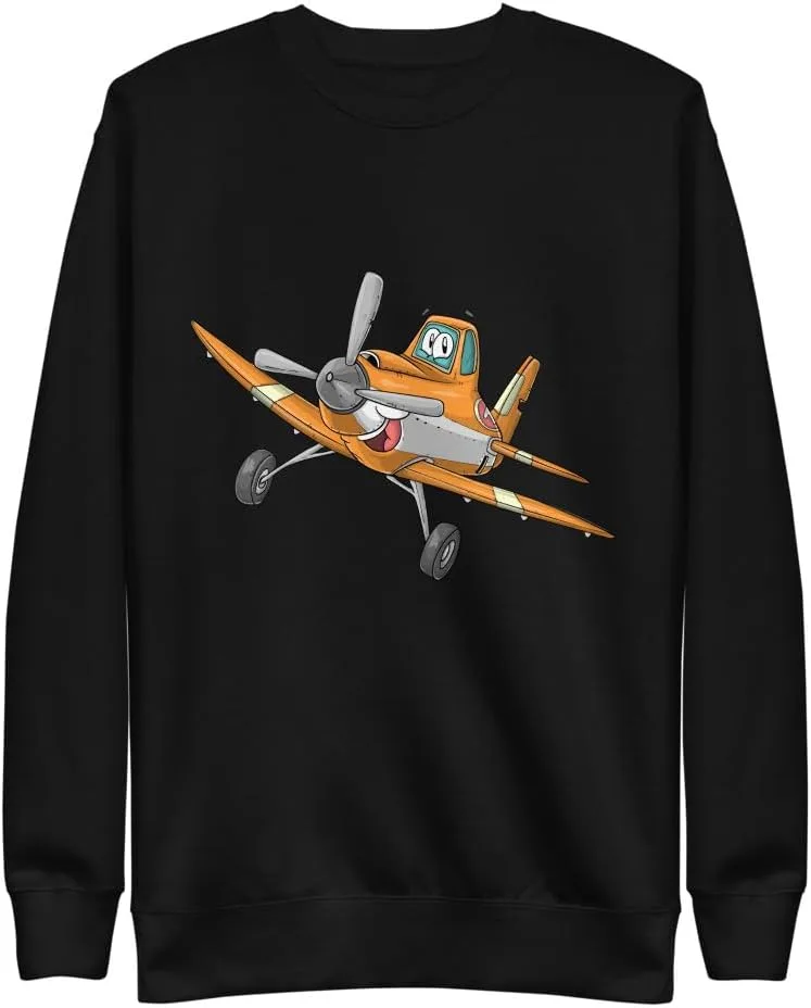 

Свитер Premium с самолетом и лицом