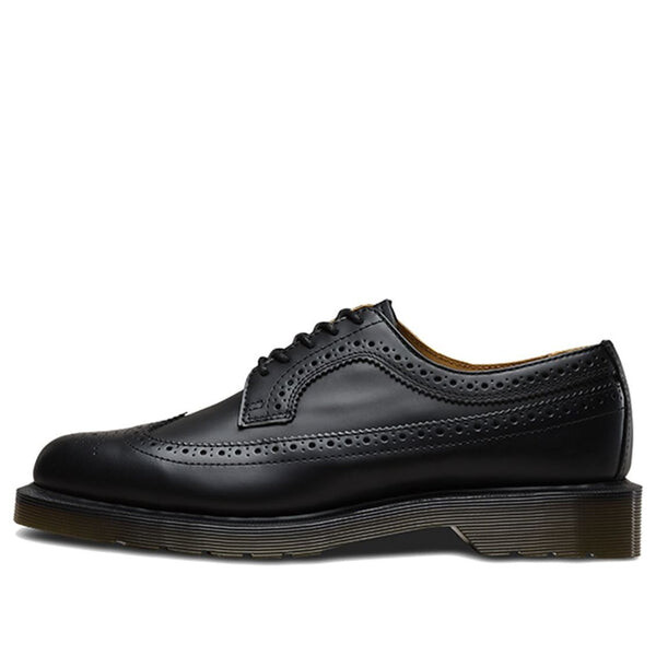 

Кроссовки 3989 brogue smooth leather 'black' Dr. Martens, черный