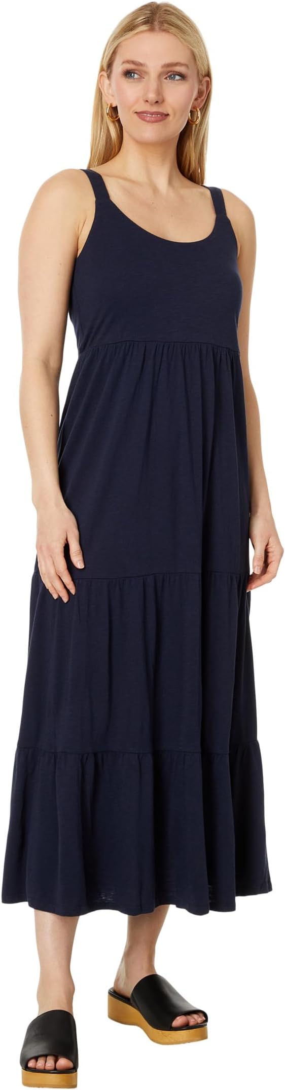 

Платье NIC+ZOE Tiered Maxi Dress, цвет Dark Indigo