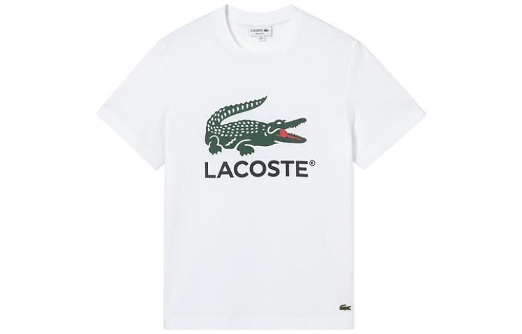 Футболка с логотипом LACOSTE, серебро серый — фото 4