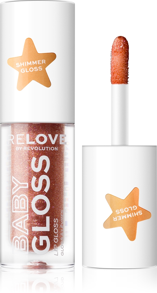 

Блеск для губ Baby Gloss с мерцающим эффектом Revolution Relove, atspalvis pink tulle 1,8 мл