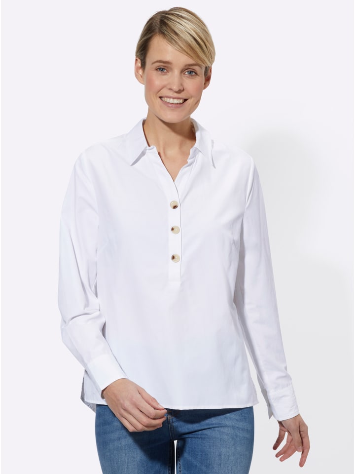 

Блузка с длинными рукавами в кремово-белом цвете WITT WEIDEN