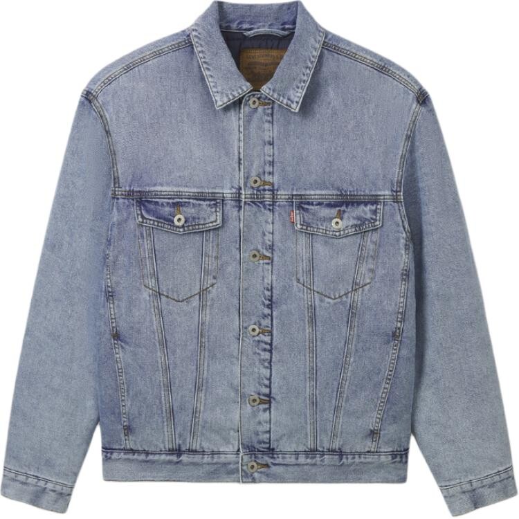 

Джинсовая куртка мужская синий Levis