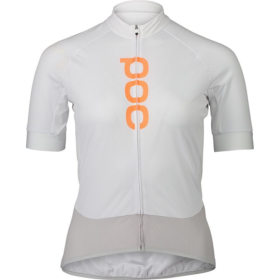 

Футболка POC Essential Road Logo POC, Hydrogen White/Granite Grey