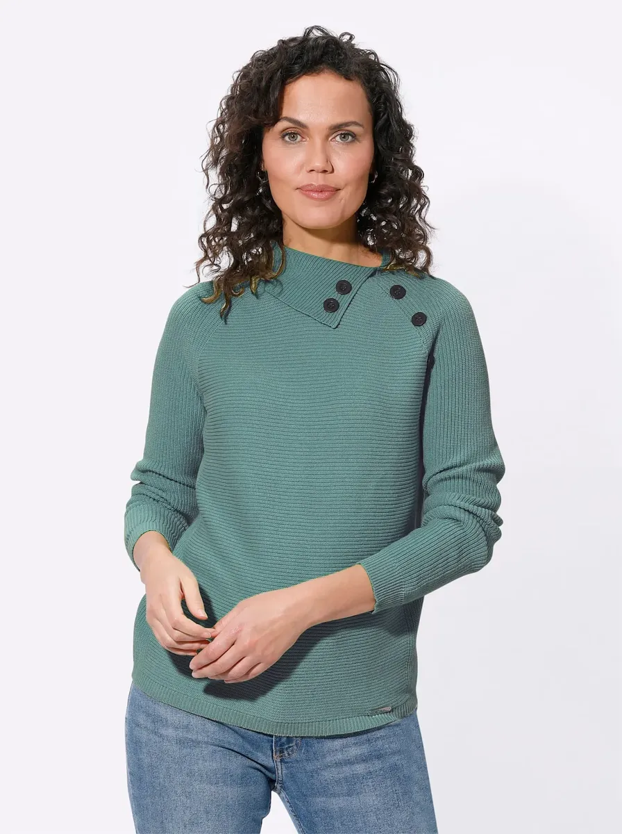 

Casual Looks Вязаный джемпер "Пуловер", цвет Jade