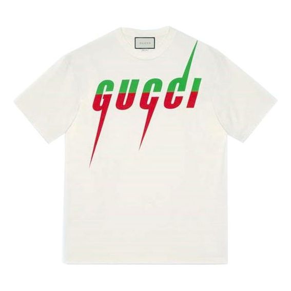 

Футболка Gucci Printing Classic Short Sleeve Creamy White, кремовый