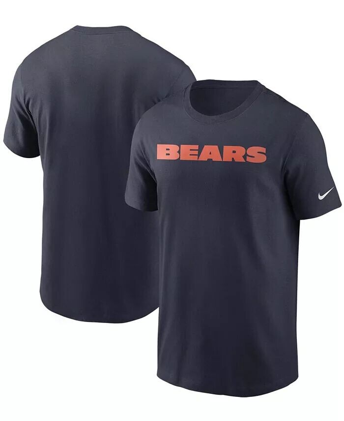 

Мужская темно-синяя футболка с надписью Chicago Bears Team Nike