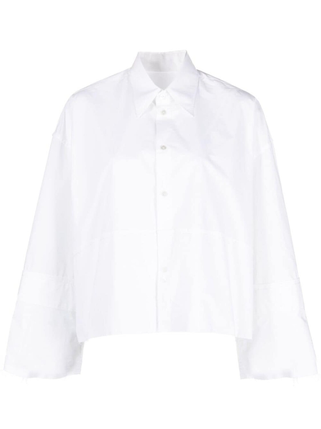 

MM6 Maison Margiela укороченная рубашка, белый