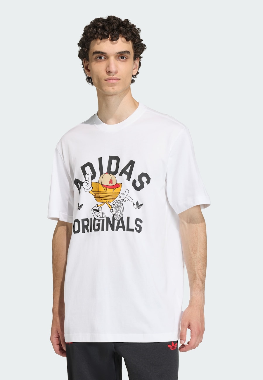 Рубашка ADIDAS ORIGINALS Trefoil Series, белый — фото 2