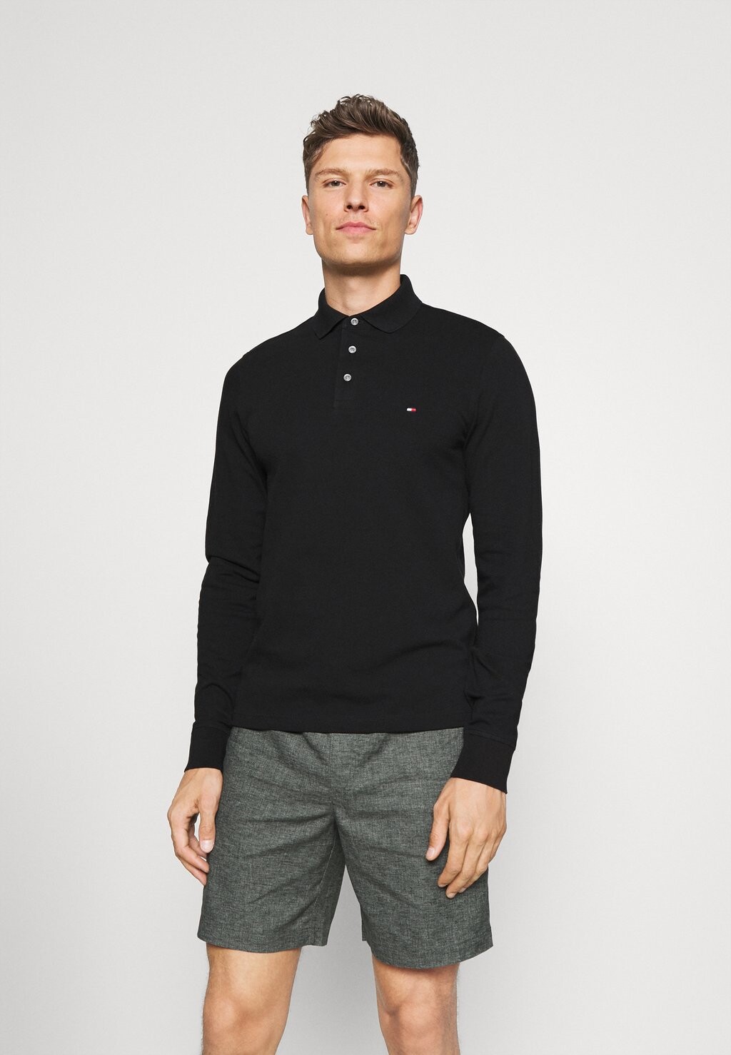 

Футболка с длинным рукавом SLIM Tommy Hilfiger, черный