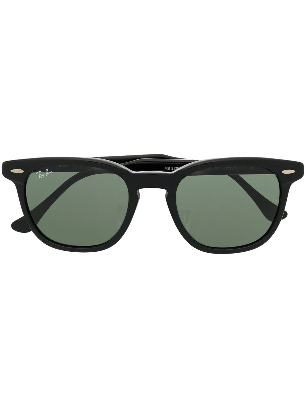 

Солнцезащитные очки Hawkeye в трапециевидной оправе Ray-Ban, черный