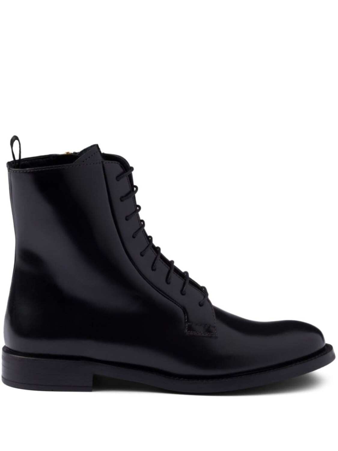 Кожаные сапоги Prada, черный