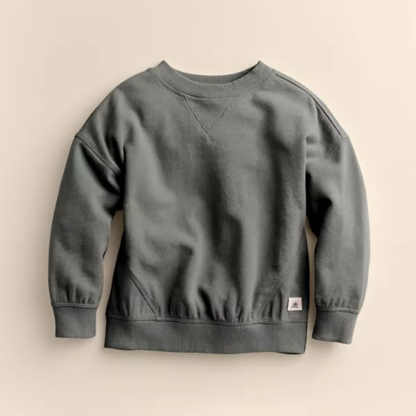 

Детский свитер со швом 4-12 лет Little Co. By Lauren Conrad, цвет shady pewter