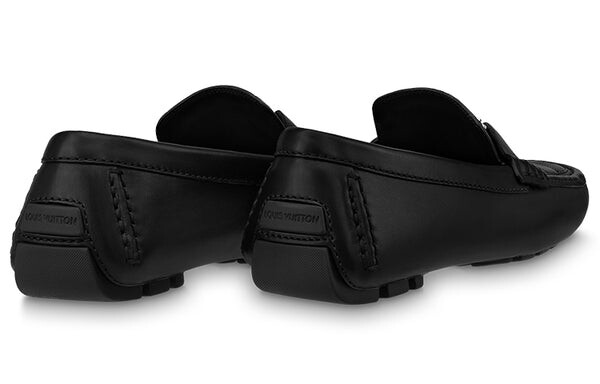 Кроссовки monte carlo moccasin shoes 'black plaid top' Louis Vuitton, черный — фото 4